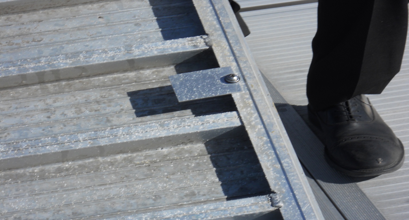 Figure 3. Aluminum primary clarifier cover.