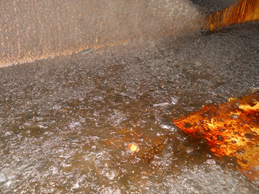 Figure 6. Deteriorated ductwork downstream of the grit removal equipment.